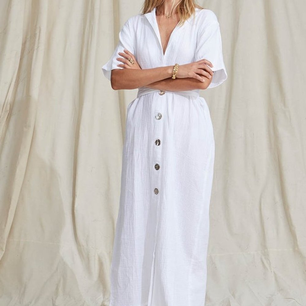 Maurie + Eve Higher Love Dress White